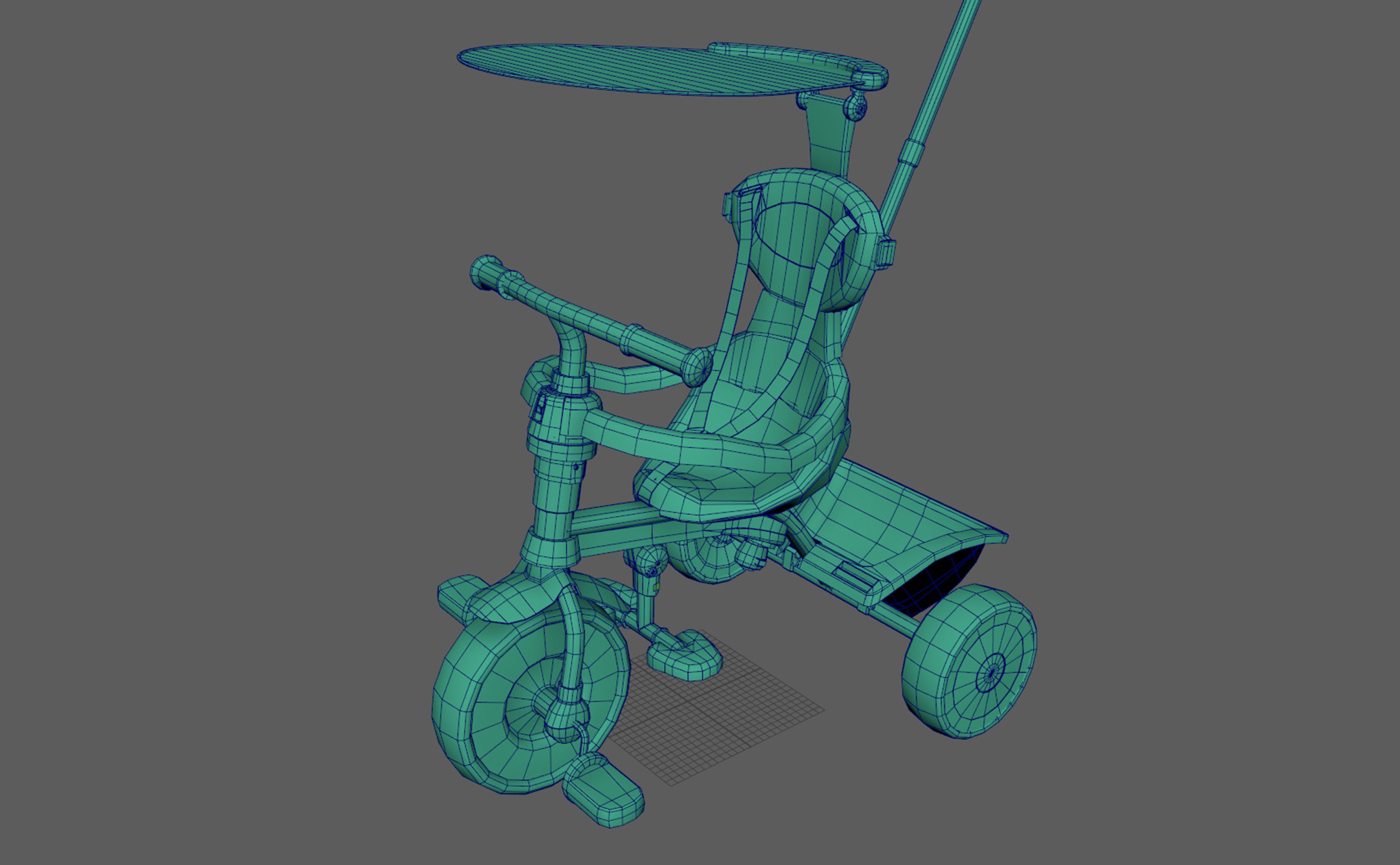 tp710 trike wireframe